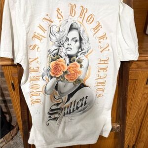 Sullen Men's White Graphic Tee